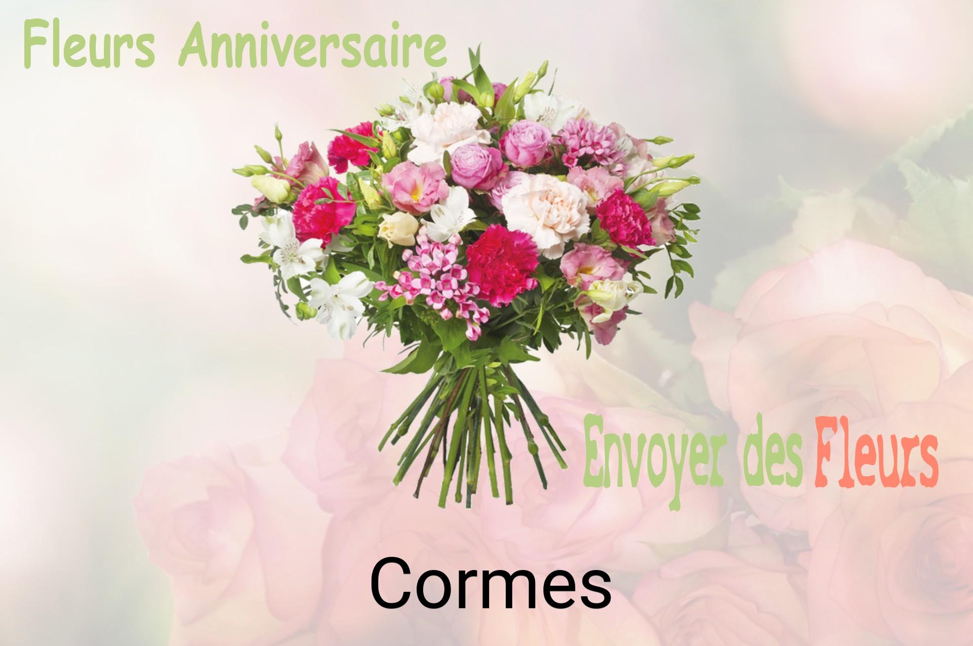 Bouquet de fleurs d’anniversaire livré à Cormes